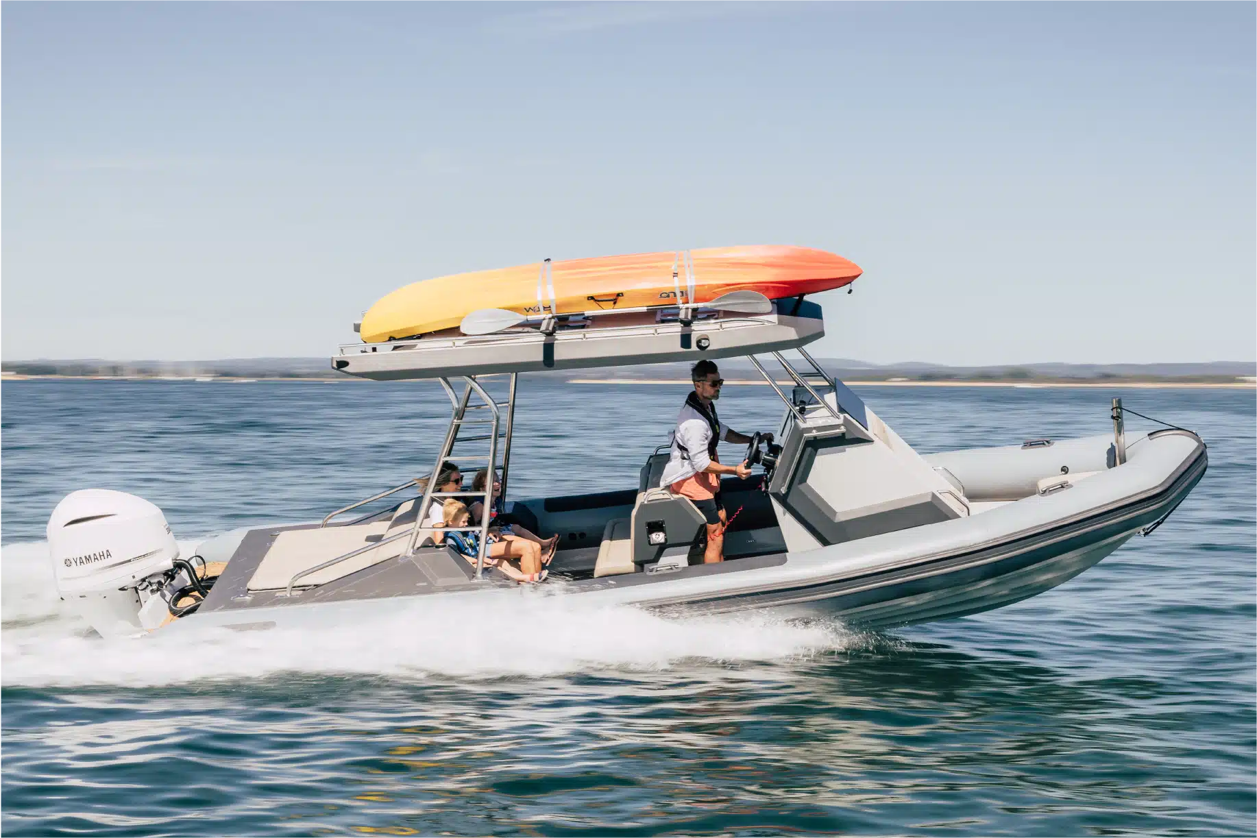 XP80 RIB in the Solent